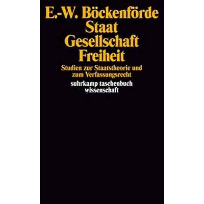 Abbildung von Staat, Gesellschaft, Freiheit: Studien zur Staatstheorie und zum Verfassungsrecht (suhrkamp taschenbuch wissenschaft)