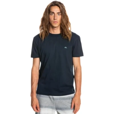 Abbildung von Quiksilver Essentials EN Biologique POUR Tshirt basic, Herren, Größe: Small, Navy blazer