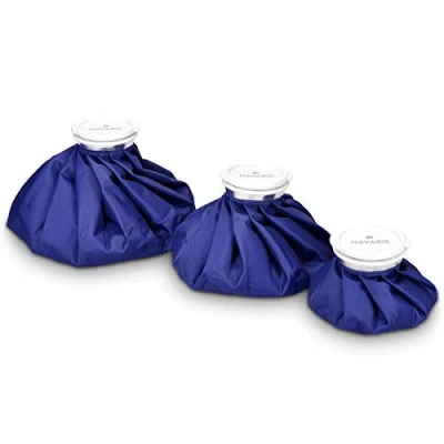 Abbildung von Navaris Kühlbeutel &amp; Wärmflasche Set 3 Größen warm und kalt Kühlpads Eisbeutel Kältetherapie Kühlkissen Blau