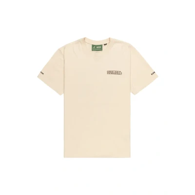 Abbildung von Element Nature Calls X Spiral A Maniche Corte Tshirt print, Herren, Größe: XS, Beige