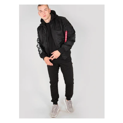 Abbildung von ALPHA INDUSTRIES Herren MA 1 D Tec SE Bomberjacke, Black/Reflective, L