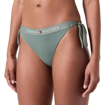 Abbildung von Tommy Hilfiger SIDE TIE Bikinihose, Damen, Größe: XS, Stonewash green