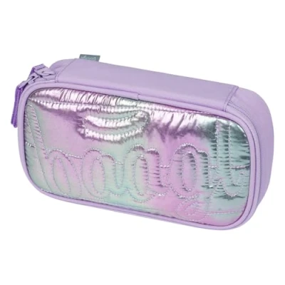 Abbildung von Baagl Federmäppchen für Mädchen Schulmäppchen Schreibwaren Schulsachen Federtasche, Kinder Federmappe, Etui Schule (Skate Levander)