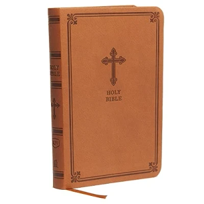 Abbildung von KJV Holy Bible: Value Compact Thinline, Brown Leathersoft, Red Letter, Comfort Print: King James Version: Bible, Version