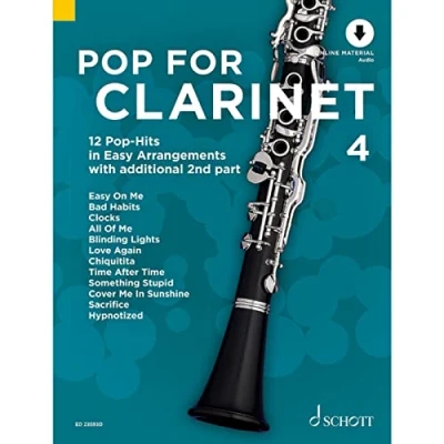 Abbildung von Pop for Clarinet 4: 12 Hits in Easy Arrangements. Band 4. 1 2 Klarinetten. (Pop Clarinet, 4)