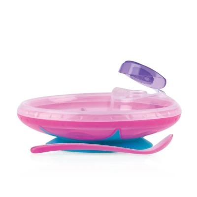 Abbildung von Nûby Wärmeschüssel mit Löffel, Rosa