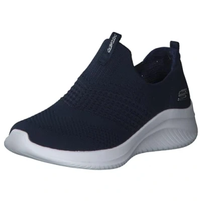 Abbildung von Skechers Damen Ultra Flex 3.0 Classy Charm Sneaker, Navy Knit/Trim, 39.5 EU