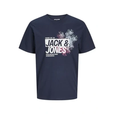 Abbildung von Jack &amp; Jones Print Shirt »JJJAXON T mit Print, Rundhals und Baumwolle«, modisch, regular fit, Jersey,