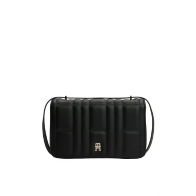Abbildung von Tommy Hilfiger Monogram Quilted Umhängetasche, Damen, Größe: One Size, Black