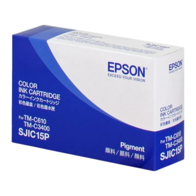 Abbildung von Epson SJIC15P Druckerpatrone 1 x Farbe Cyan/Magenta/Gelb
