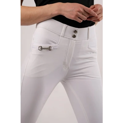Abbildung von Montar Reithose Molly Highwaist Full Grip Weiß 38