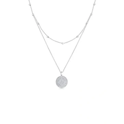 Abbildung von Elli Vintage Layer LOOK Halskette, Damen, Größe: 40, Silber