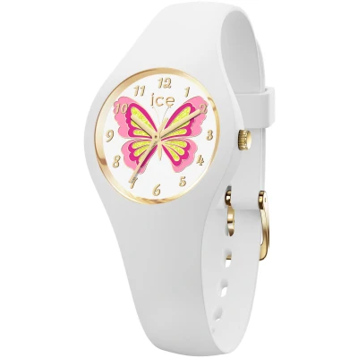 Abbildung von ICE Watch fantasia Butterfly lily Weiße Mädchenuhr mit Plastikarmband 021951 (Extra small)