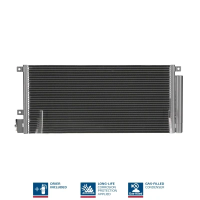 Abbildung von NISSENS 940388 Klimakondensator mit Trockner Aluminium 690 R 134a OPEL: Mokka / X