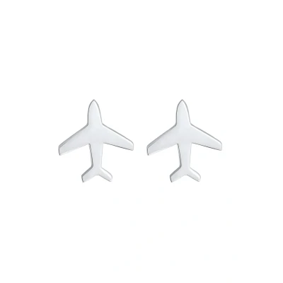 Abbildung von Elli Flugzeug Ohrringe, Damen, Größe: One Size, Silber