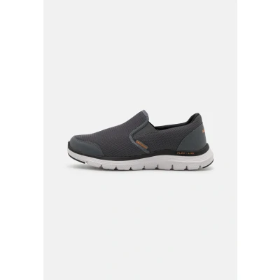 Abbildung von Skechers Herren Flex Advantage 4.0 Tuscan Sneaker, Charcoal Mesh Pu Orange Trim, 46 EU