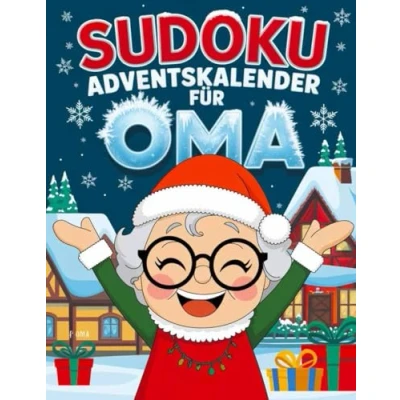 Abbildung von Oma&#039;s rätsel adventskalender sudoku 2024: Der Weihnachtskalender mit 72 Rätseln in großer Schrift für Erwachsene: erwachsene