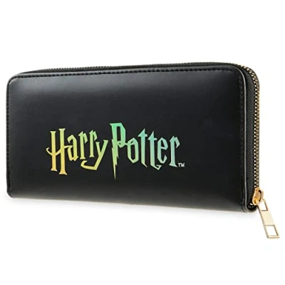 Abbildung von Harry Potter Geldbörse Damen Portemonnaie Mädchen und Teenager Geldbeutel