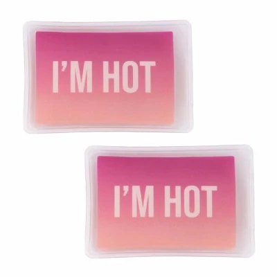 Abbildung von Fisura Originaler Handwärmer I’m hot“. Mini Gel Handwärmer, wiederverwendbar und perfekt für die Hosentasche. Hält Dich bei Outdoor Aktivitäten oder im Alltag warm. 2 Einheit.