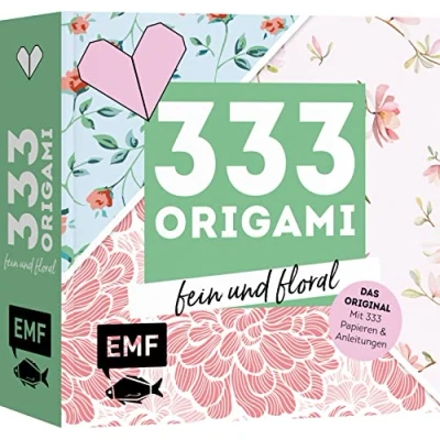 Abbildung von 333 Origami fein und floral: Mit Anleitungen blumigen Papieren