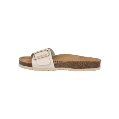 Abbildung von Palado Malta EGS Pantolette flach, Damen, Größe: 40, Hellbeige matt Schuhe