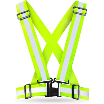 Abbildung von AVANA Reflektorweste Reflektierende Sicherheitsweste Einstellbar Warnweste Leicht Hohe Sichtbarkeit Joggen Fahrrad Laufen Motorrad für Erwachsene &amp; Jugendliche (Orange)