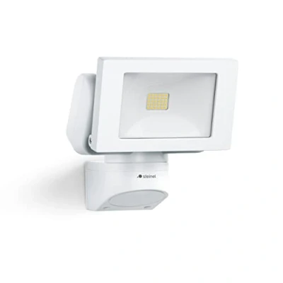 Abbildung von Steinel LED Strahler LS 150 weiß, 14,7 W Fluter, 1375 lm, schwenkbarer Kopf, neutralweiße LEDs (4000 K), IP44