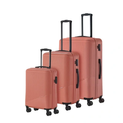 Abbildung von Travelite Bali 4w L/M/S Koralle Koffer mit 4 Rollen Kofferset