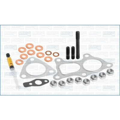 Abbildung von AJUSA JTC11196 Montagesatz, Lader with studs, syringe oil mit Dichtungen Montageanleitung