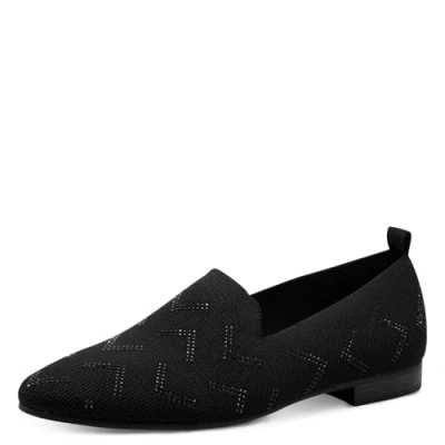 Abbildung von MARCO TOZZI Damen Slipper mit Blockabsatz Runde Spitze, Schwarz (Black), 38 EU
