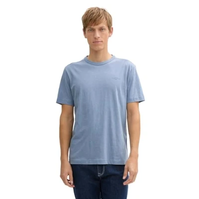 Abbildung von TOM Tailor Tshirt basic, Herren, Größe: Large, Dove blue