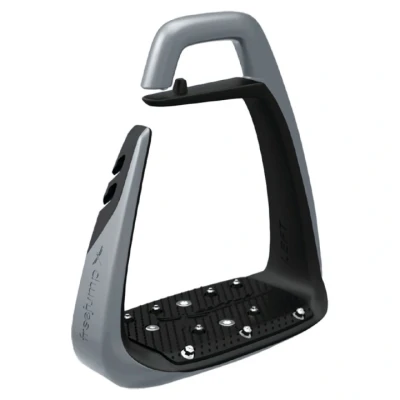 Abbildung von Freejump Steigbügel Soft Up Classic Pearl Silber/Schwarz