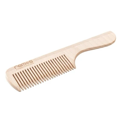 Abbildung von REMOS Holzkamm mit Griff aus heimischem Buchenholz 20 cm feiner Zahnung