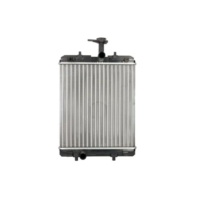 Abbildung von THERMOTEC D7C008TT Kühler, Motorkühlung für Fahrzeuge mit/ohne Klimaanlage 341 374 16 Schaltgetriebe Kühlrippen mechanisch gefügt CITROËN: C1 I