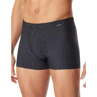 Abbildung von Schiesser Herren Shorts Mikrofaser weiches Bündchen Pure Micro Boxershorts, schwarz_182176, 4