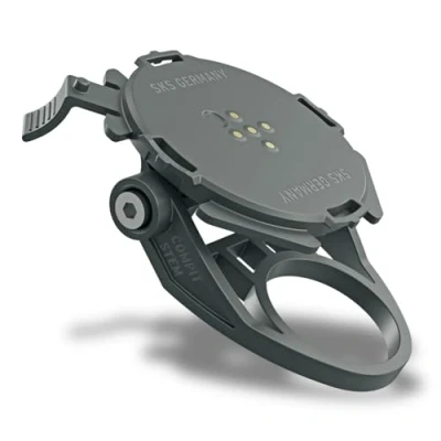 Abbildung von SKS GERMANY COMPIT/STEM Handyhalter für Vorbaumontage (Vorbaumontage (⌀ 1 ⅛ Zoll), Bajonettverschluss, horizontal und vertikal montierbar, Winkel verstellbar), schwarz
