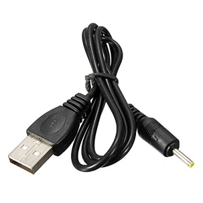 Abbildung von Akyga AK DC 02 USB Kabel Stecker 2.5x0.7mm Adapter 5V Ladekabel 80cm