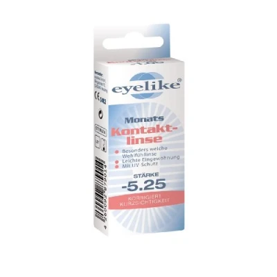 Abbildung von Eyelike Monthly contact lens, 4.50 diopters, 1 piece, clear, Stück (1er Pack)