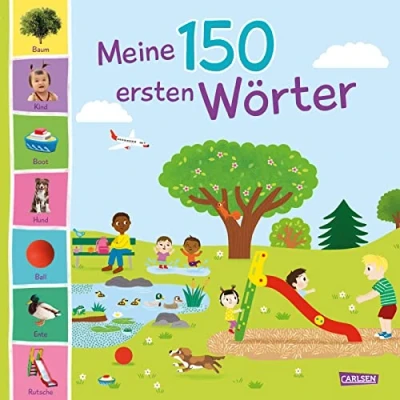 Abbildung von Meine ersten 150 Wörter: Baby Buch ab 12 Monate mit erstem Wortschatz zu Alltags Themen für eine spielerische Sprachförderung von Kindern