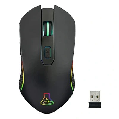 Abbildung von THE G LAB Kult Xenon Wiederaufladbare Kabellose Gaming Maus Hochleistungs mit 5000 DPI, RGB LED, 6 Tasten, Dedizierte Software, Leichter und Schneller PC, PS5, Xbox One