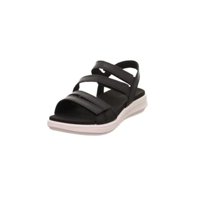 Abbildung von Legero Riemchensandale Keilsandalette, Damen, Größe: 42, Schwarz Schuhe