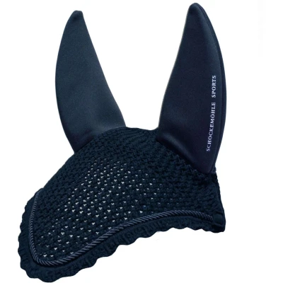 Abbildung von Schockemöhle Fliegenhaube Air Silent Navy Warmblut