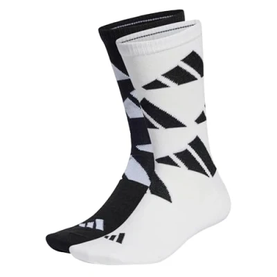 Abbildung von adidas Unisex AEROREADY Crew Logo Brand Love 2 Pairs Socken, White/Black