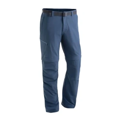 Abbildung von Maier Sports Tajo 2, Herren Wanderhose, Wasserabweisende Outdoorhose für Trekking und Hiking, Praktische Zipp off Funktion, PFC frei, mSTRETCH pro 4 &amp; Dryprotec, Blau, 48 (W33/L32)