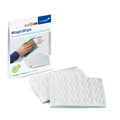 Abbildung von Legamaster 7 121500 MagicWipe, entfernt Permanent Marker von emaillierten Whiteboards, 2 Stück