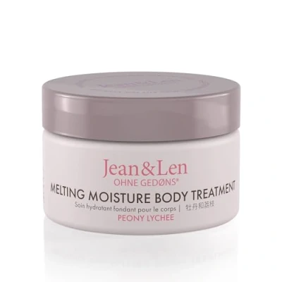 Abbildung von Jean &amp; Len Melting Moisture Body Treatment Peony Lychee, für ein duftendes Pflegeergebnis, normale Haut, hochwertiger Tiegel, Pflegende Butter, 50 ml