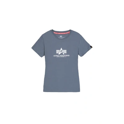Abbildung von Alpha Industries NEW Tshirt print, Damen, Größe: XS, Denim blue