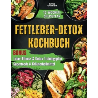 Abbildung von FETTLEBER DETOX KOCHBUCH: Stellen Sie Ihre Lebergesundheit wieder her, erzielen Fettabbau, und entgiften mit einfachen leckeren Rezepten einem maßgeschneiderten 12 Wochen Speiseplan