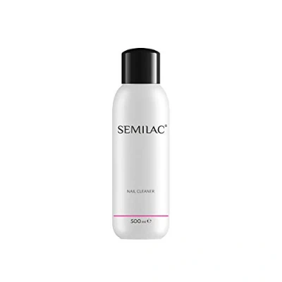 Abbildung von Semilac Nail Cleaner Nagel Rückstandsreiniger 500 ml Hybrid Nagellack Remover mit Isopropanol Nagelentfetter Mehrzweck von Nagelplatten und zum Entfernen Pollen Klebriger Schichten 500ml