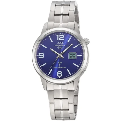 Abbildung von MASTER TIME Funkuhr, Quarzuhr, Armbanduhr, Damenuhr, analog, digital
